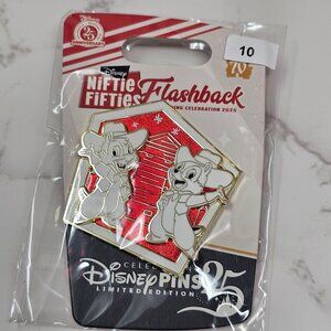 NEW! Disney Niftie Fifties Flashback Vintage Chip and Dale Frontierland LE 500 P